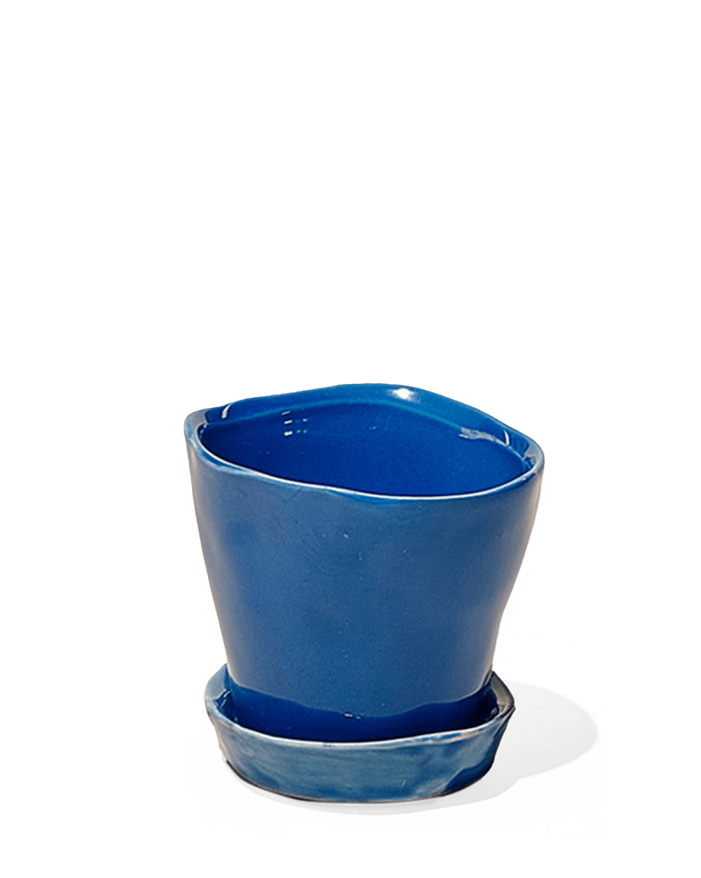 Tika Ceramic Pot & Saucer Set With Drainage - Chive Ceramics Studio - Pots - Chive Ceramics Studio