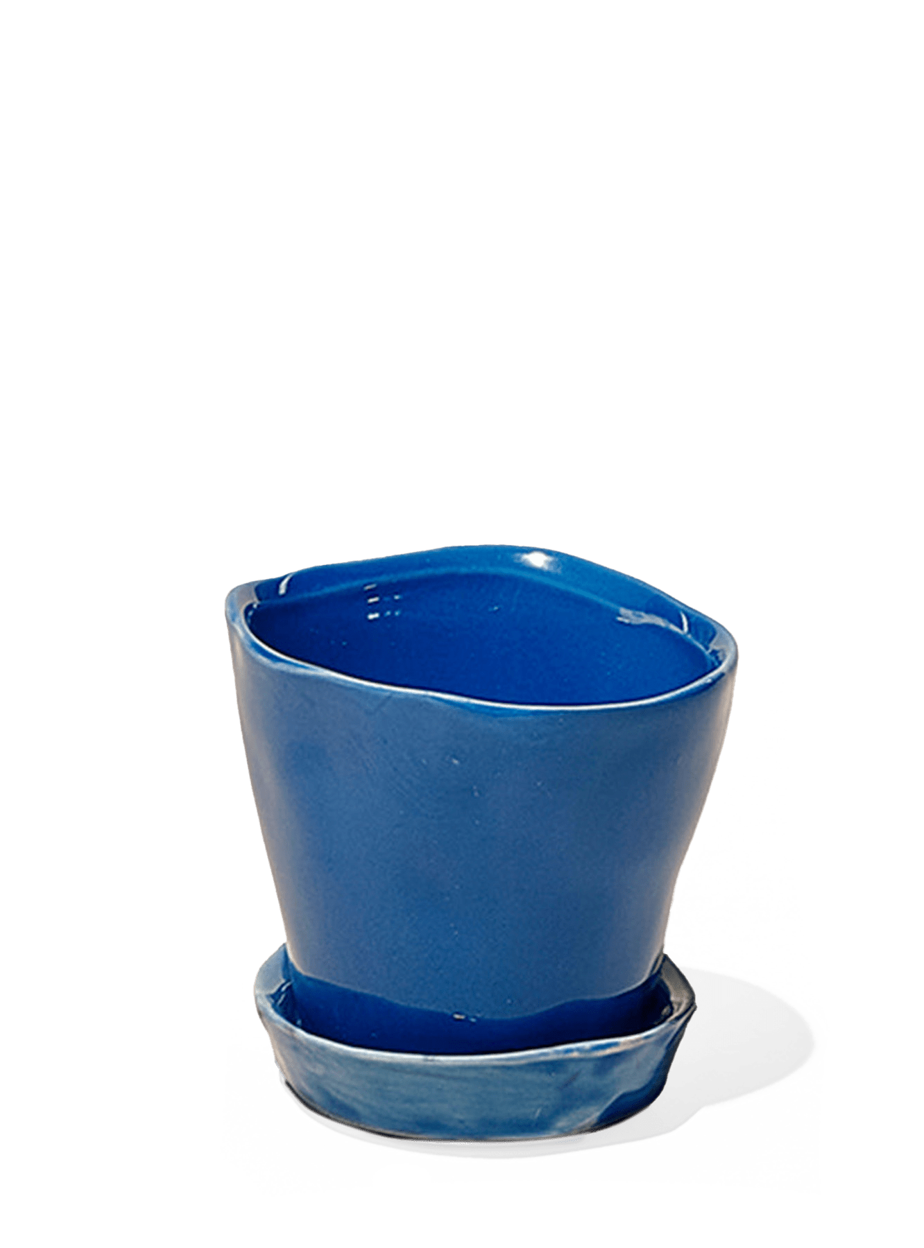 Tika Ceramic Pot & Saucer Set With Drainage - Chive Ceramics Studio - Pots - Chive Ceramics Studio