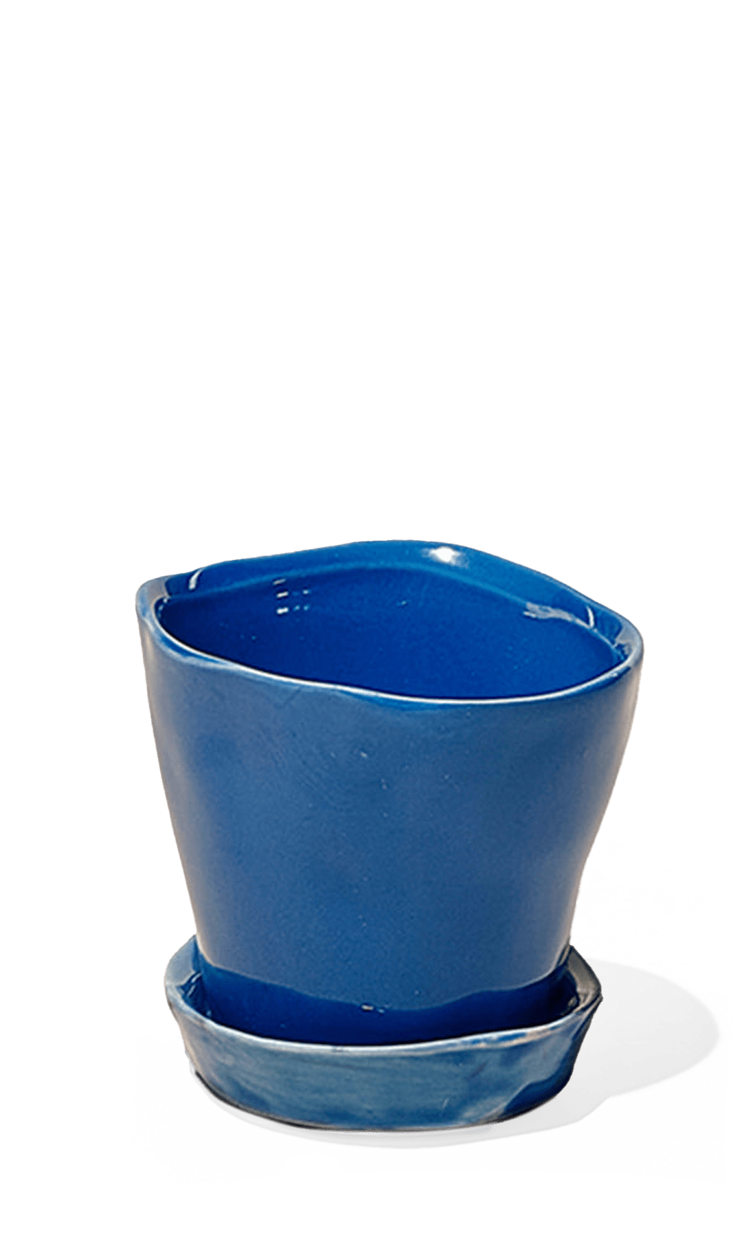 Tika Ceramic Pot & Saucer Set With Drainage - Chive Ceramics Studio - Pots - Chive Ceramics Studio