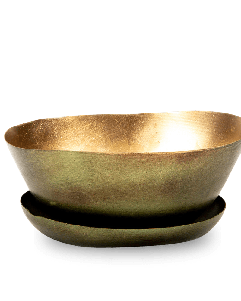 Topper Metal Succulent Dish - Chive Ceramics Studio - Pots - Chive US