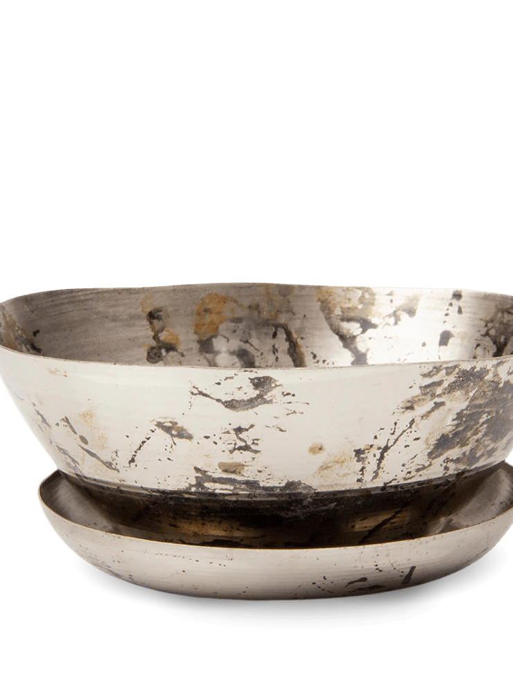 Topper Metal Succulent Dish - Chive Ceramics Studio - Pots - Chive US