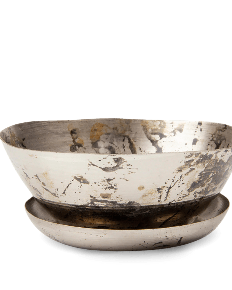 Topper Metal Succulent Dish - Chive Ceramics Studio - Pots - Chive US