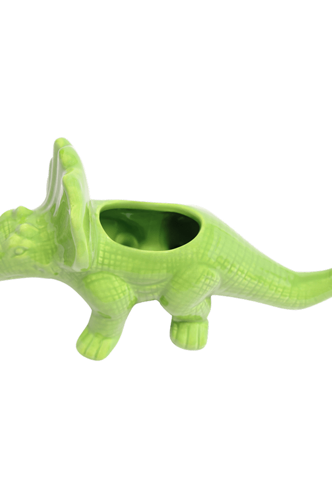 Triceratops Ceramic Indoor Plant Pot for Succulents - Chive Ceramics Studio - Pots - Chive Ceramics Studio