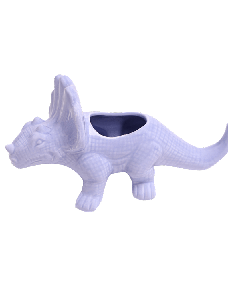 Triceratops Ceramic Indoor Plant Pot for Succulents - Chive Ceramics Studio - Pots - Chive Ceramics Studio