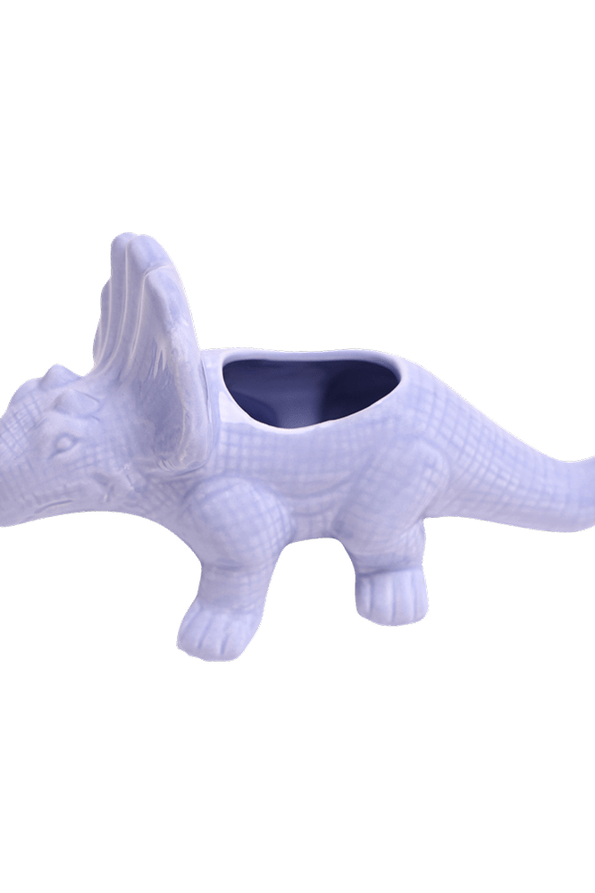 Triceratops Ceramic Indoor Plant Pot for Succulents - Chive Ceramics Studio - Pots - Chive Ceramics Studio