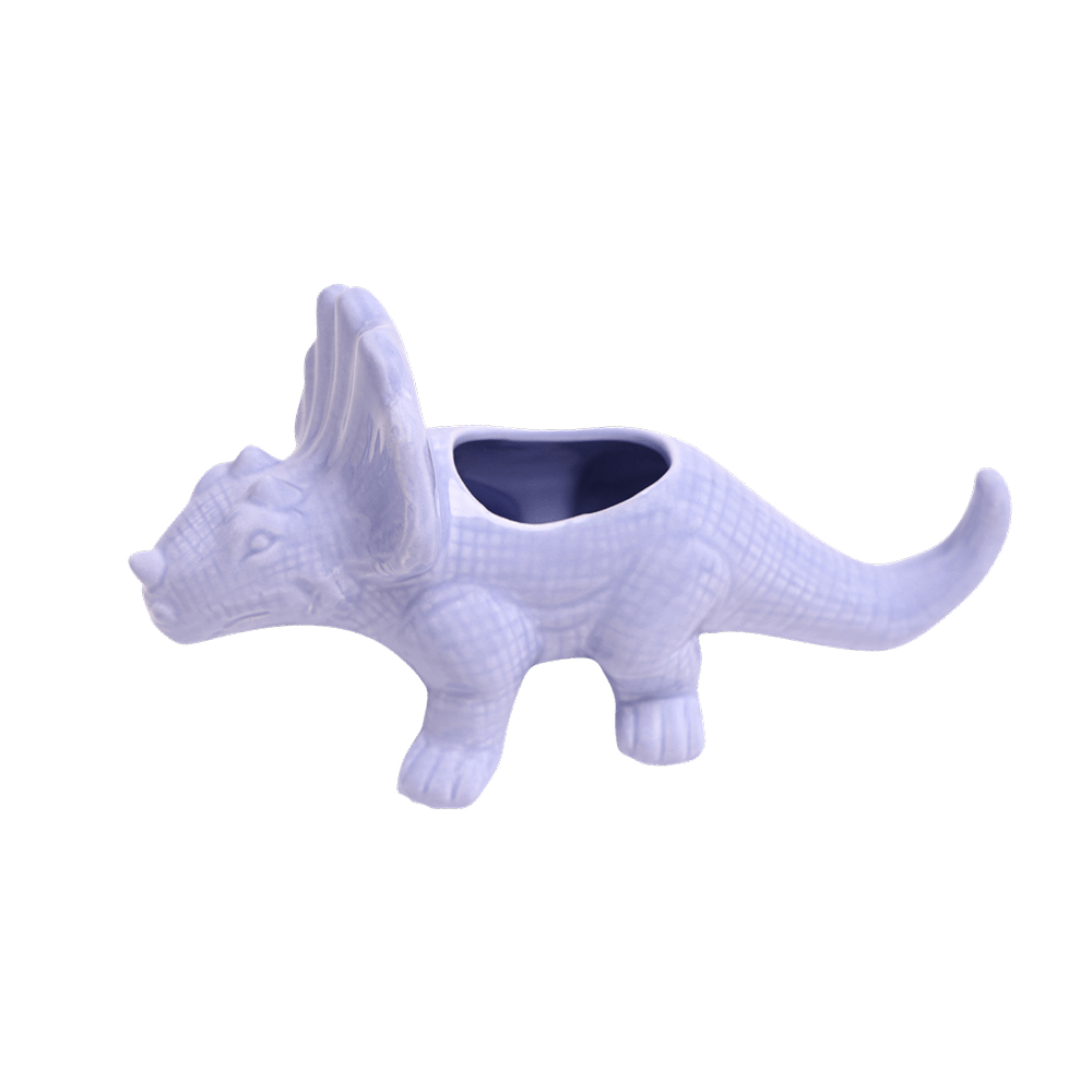 Triceratops Ceramic Indoor Plant Pot for Succulents - Chive Ceramics Studio - Pots - Chive Ceramics Studio