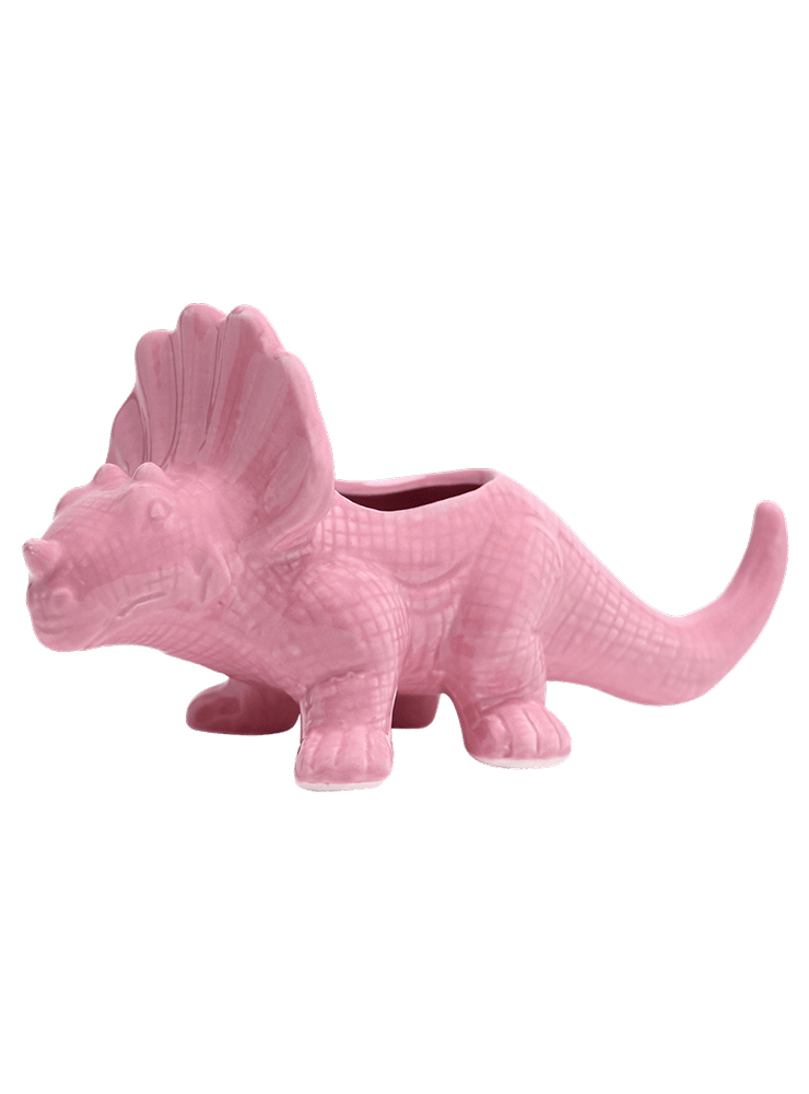 Triceratops Ceramic Indoor Plant Pot for Succulents - Chive Ceramics Studio - Pots - Chive Ceramics Studio