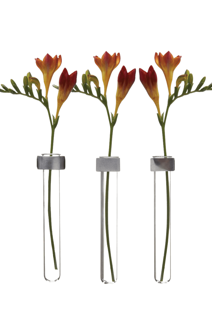Alu Magnetic Flower Test Tube Holder - Chive Ceramics Studio - Vases - Chive US