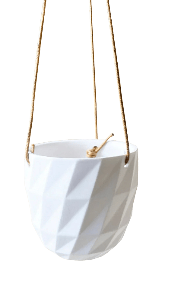 Virago Ceramic Modern Hanging Planter - Chive Ceramics Studio - Pots - Chive US