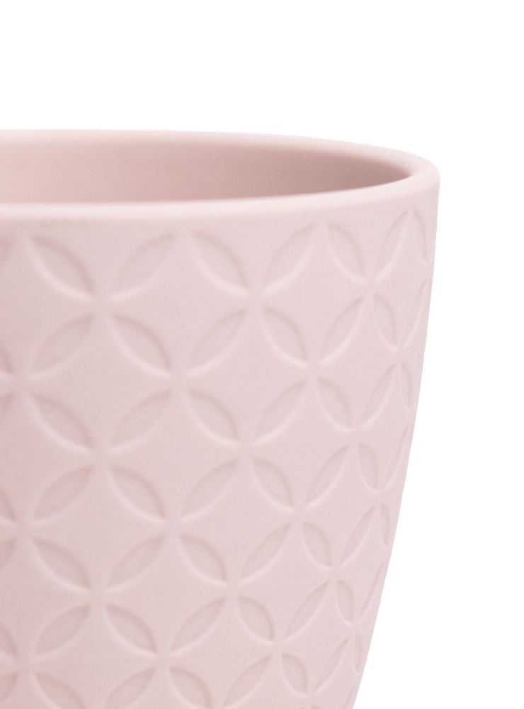 Virago 3.5" Porcelain Pot With Drainage Hole And Saucer - Chive Ceramics Studio - Pots - Chive Ceramics Studio