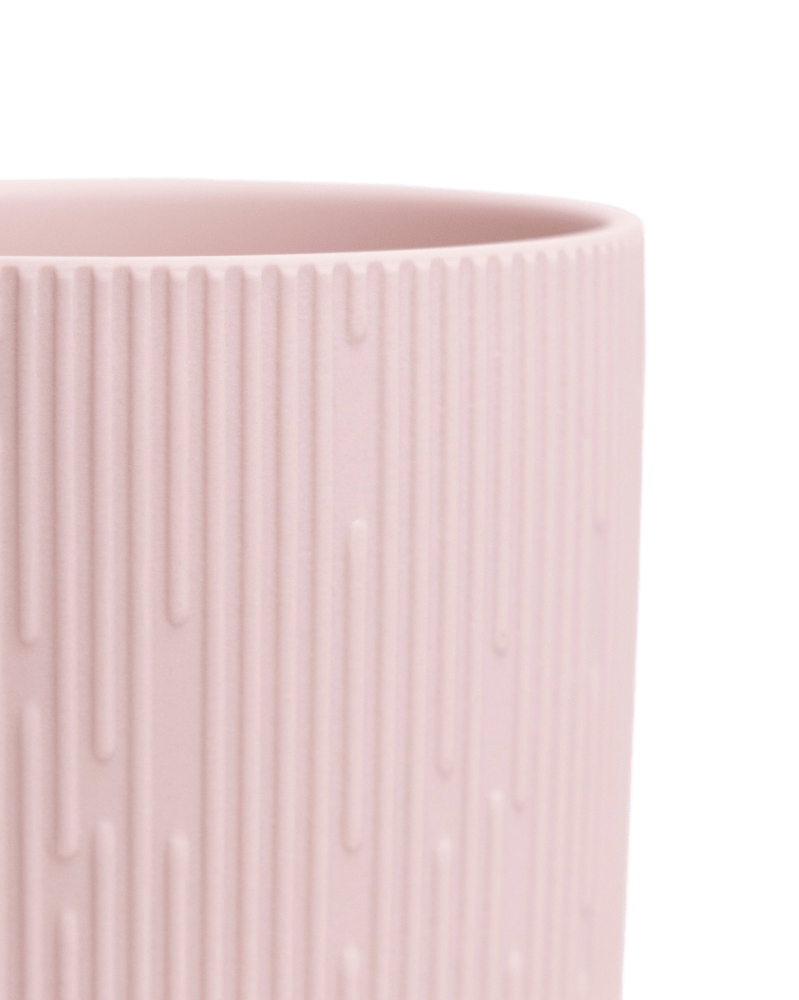 Virago 3.5" Porcelain Pot With Drainage Hole And Saucer - Chive Ceramics Studio - Pots - Chive Ceramics Studio