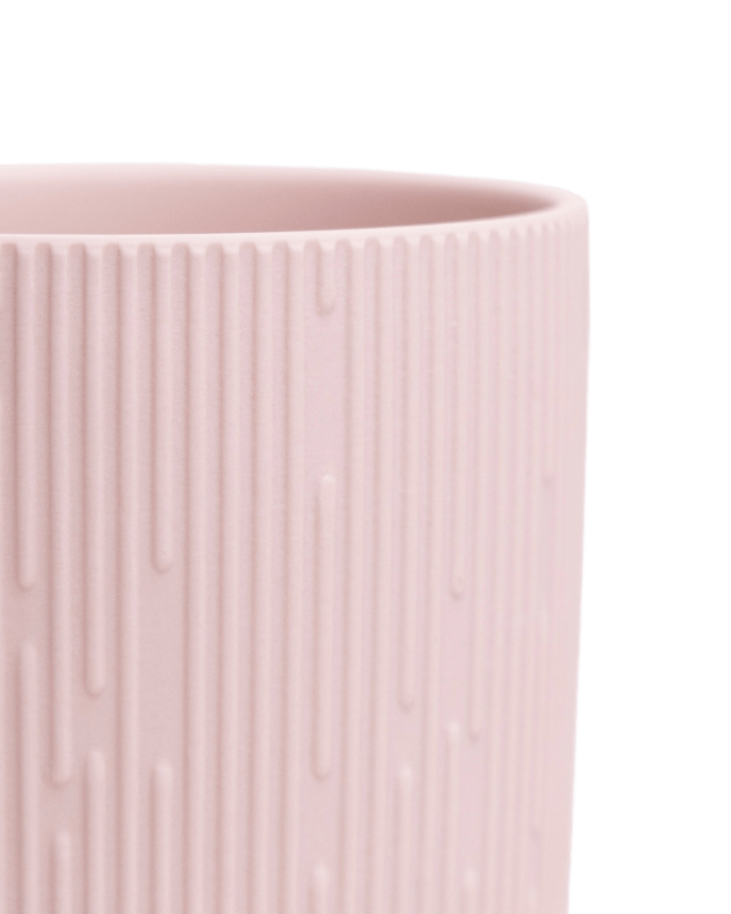 Virago 3.5" Porcelain Pot With Drainage Hole And Saucer - Chive Ceramics Studio - Pots - Chive Ceramics Studio