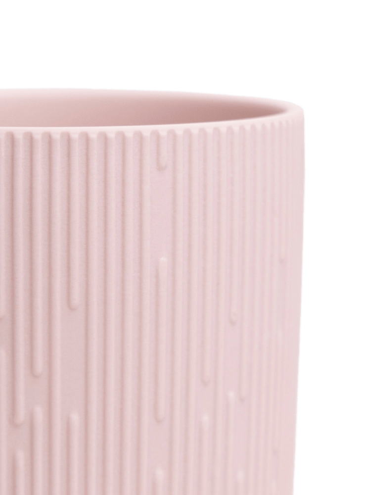 Virago 3.5" Porcelain Pot With Drainage Hole And Saucer - Chive Ceramics Studio - Pots - Chive Ceramics Studio