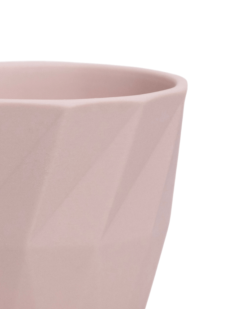 Virago 3.5" Porcelain Pot With Drainage Hole And Saucer - Chive Ceramics Studio - Pots - Chive Ceramics Studio