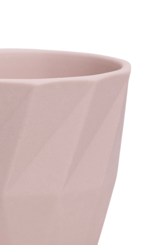 Virago 3.5" Porcelain Pot With Drainage Hole And Saucer - Chive Ceramics Studio - Pots - Chive Ceramics Studio