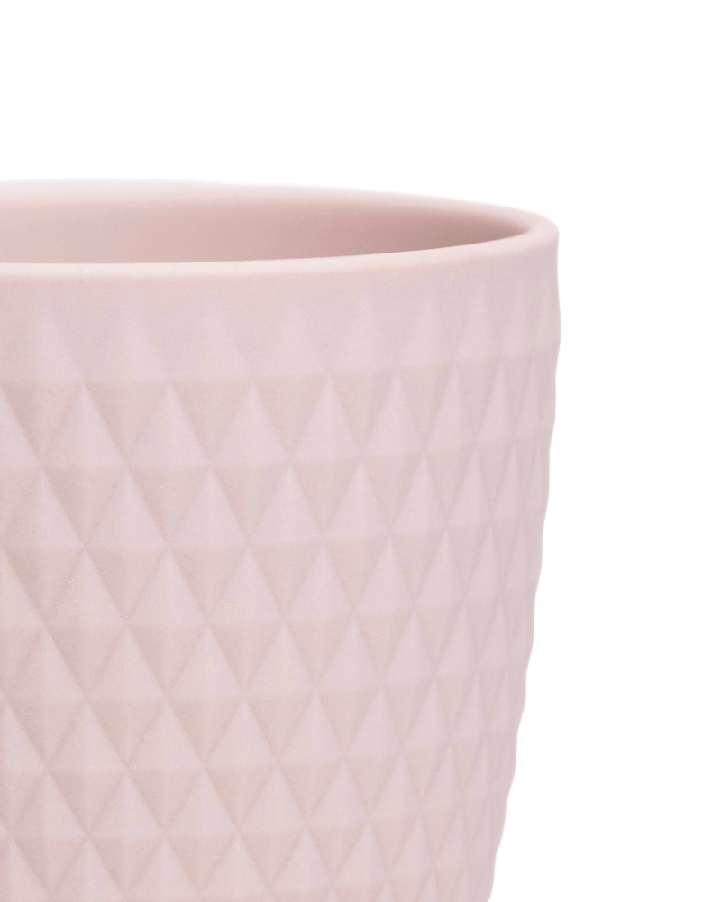 Virago 3.5" Porcelain Pot With Drainage Hole And Saucer - Chive Ceramics Studio - Pots - Chive Ceramics Studio