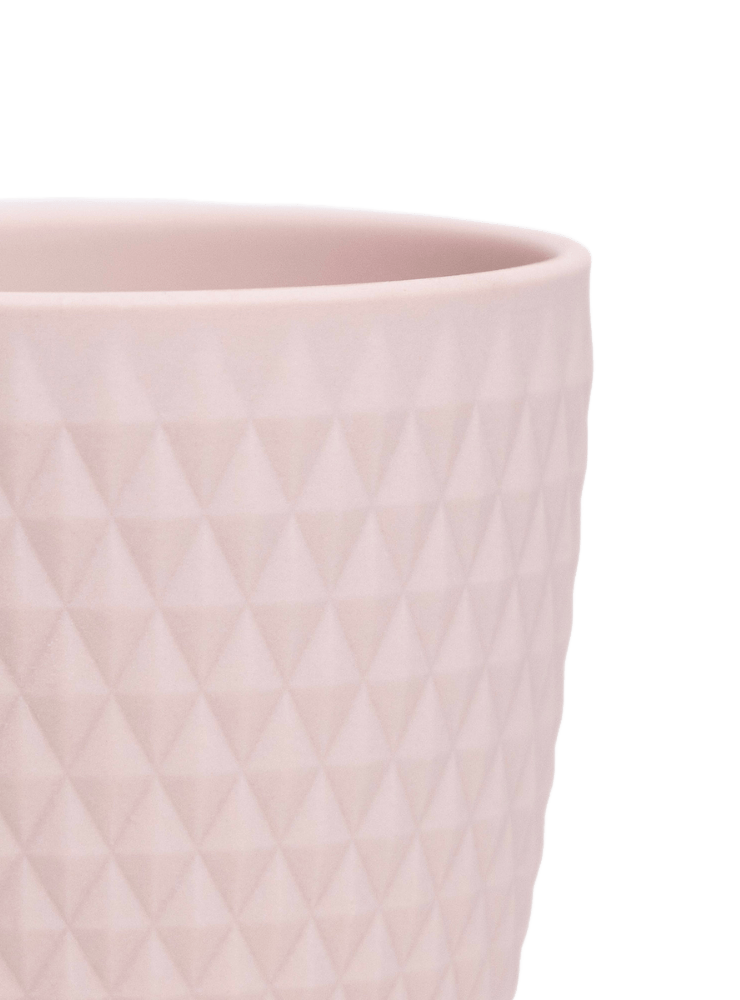 Virago 3.5" Porcelain Pot With Drainage Hole And Saucer - Chive Ceramics Studio - Pots - Chive Ceramics Studio