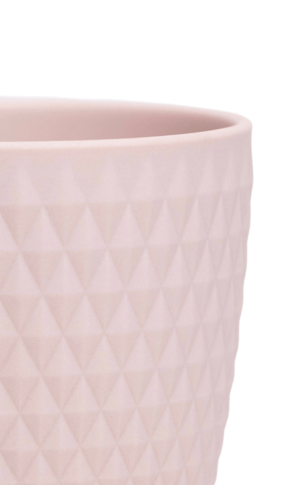 Virago 3.5" Porcelain Pot With Drainage Hole And Saucer - Chive Ceramics Studio - Pots - Chive Ceramics Studio