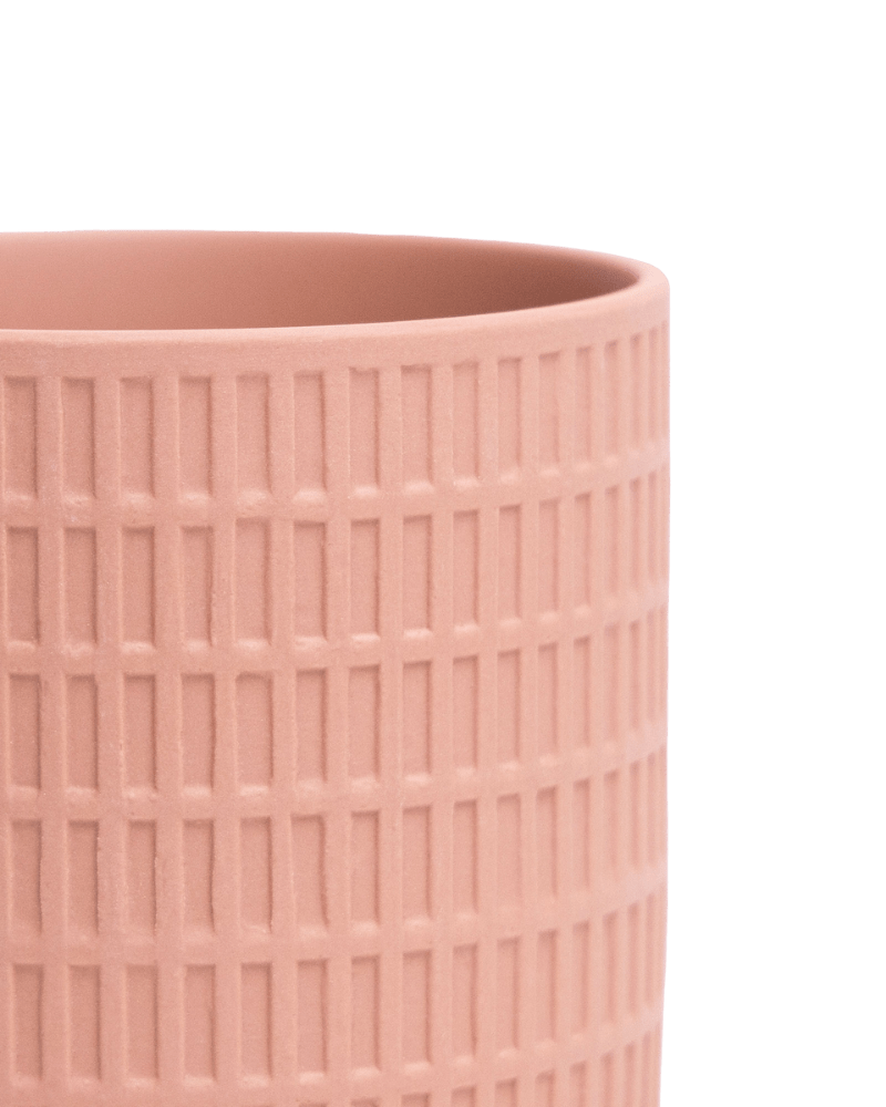 Virago 3.5" Porcelain Pot With Drainage Hole And Saucer - Chive Ceramics Studio - Pots - Chive Ceramics Studio