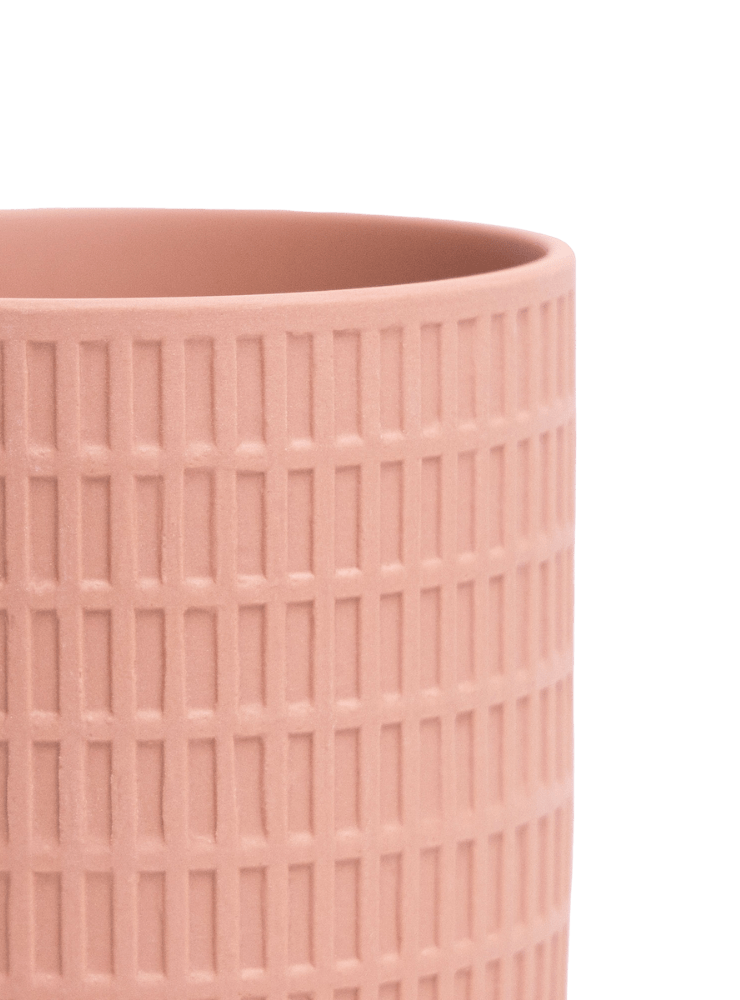 Virago 3.5" Porcelain Pot With Drainage Hole And Saucer - Chive Ceramics Studio - Pots - Chive Ceramics Studio