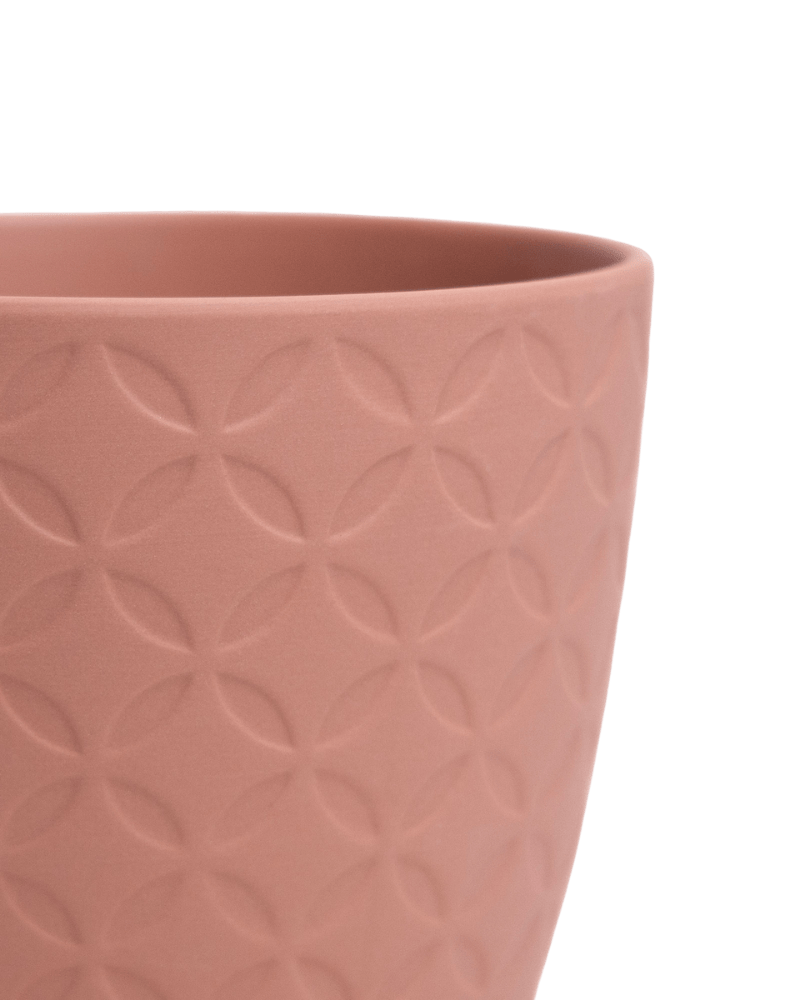 Virago 3.5" Porcelain Pot With Drainage Hole And Saucer - Chive Ceramics Studio - Pots - Chive Ceramics Studio