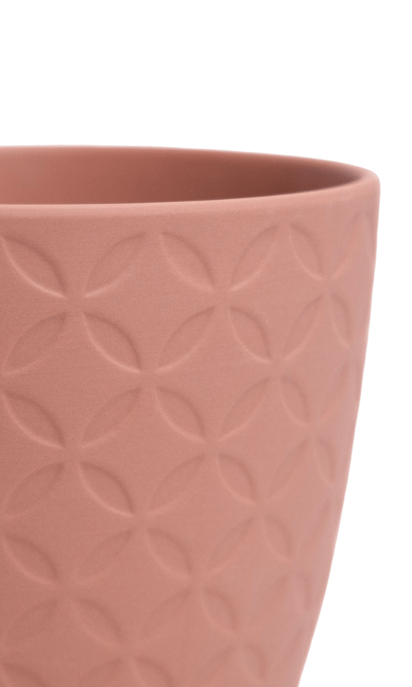 Virago 3.5" Porcelain Pot With Drainage Hole And Saucer - Chive Ceramics Studio - Pots - Chive Ceramics Studio