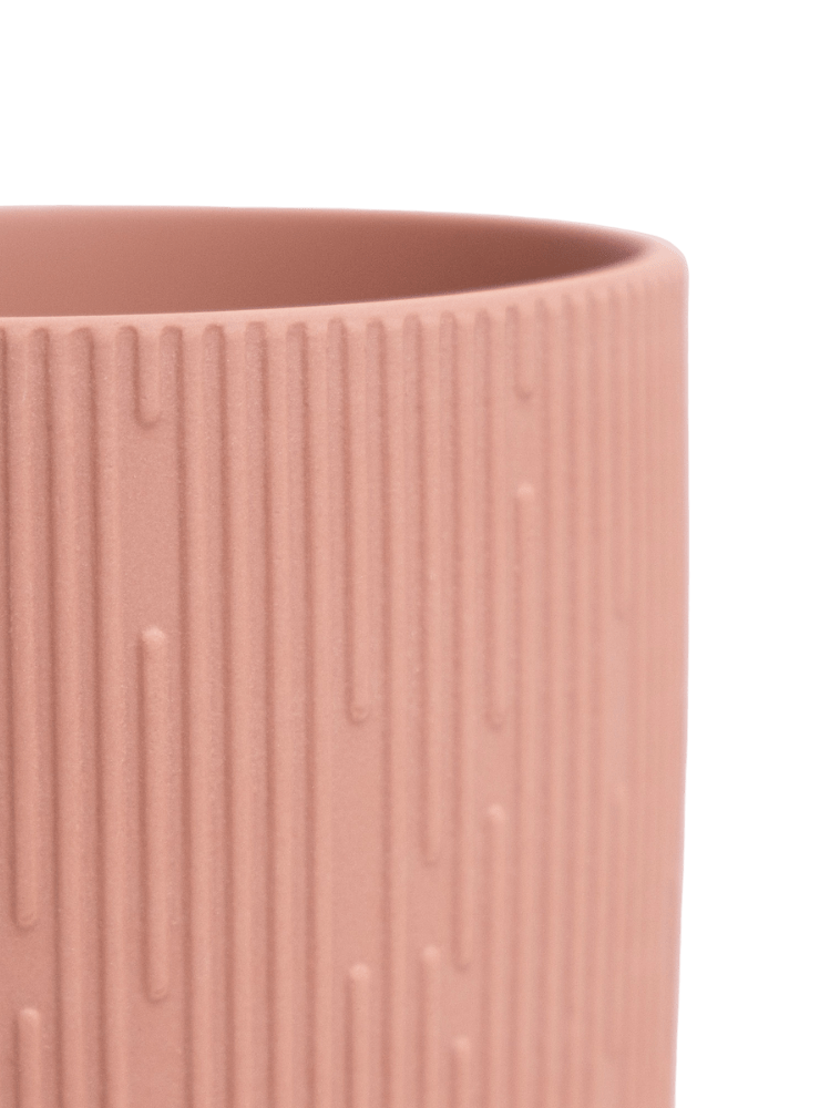 Virago 3.5" Porcelain Pot With Drainage Hole And Saucer - Chive Ceramics Studio - Pots - Chive Ceramics Studio