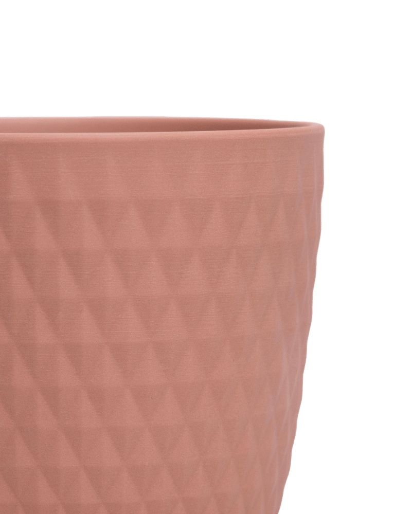 Virago 3.5" Porcelain Pot With Drainage Hole And Saucer - Chive Ceramics Studio - Pots - Chive Ceramics Studio