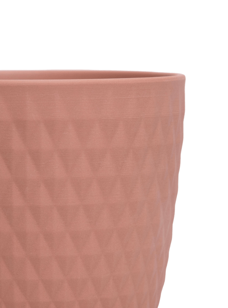 Virago 3.5" Porcelain Pot With Drainage Hole And Saucer - Chive Ceramics Studio - Pots - Chive Ceramics Studio