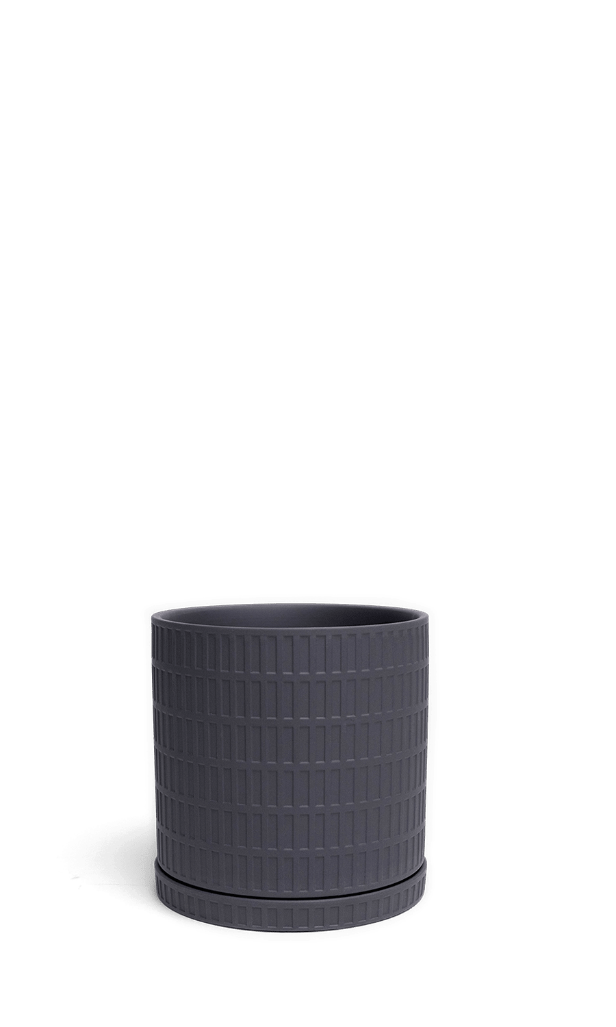 Virago Large Porcelain Indoor Pot With Drainage Hole And Saucer - Chive Ceramics Studio - Pots - Chive Wholesale