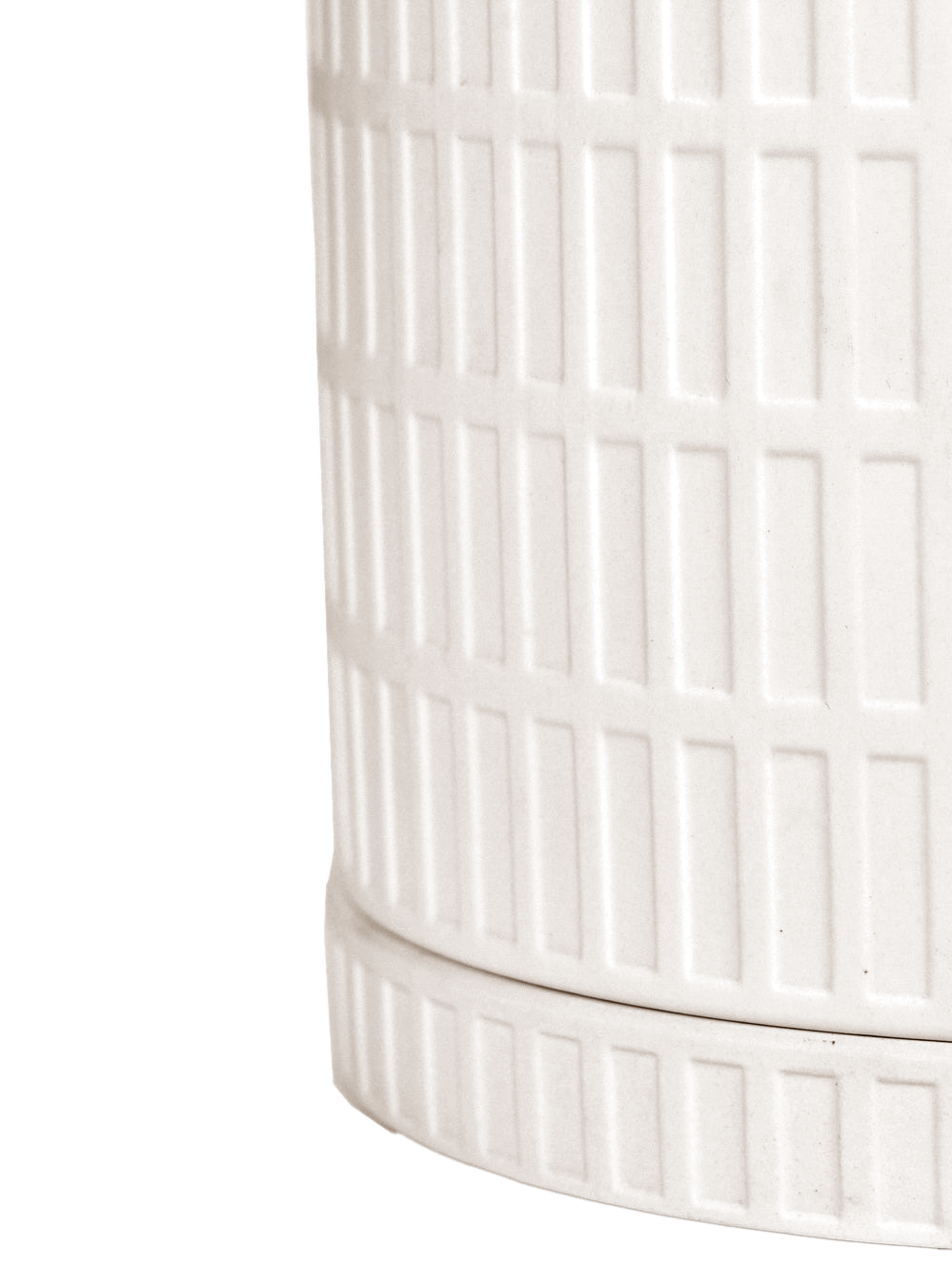 Virago Porcelain Large Indoor Pot With Drainage Hole And Saucer - Chive Ceramics Studio - Pots - Chive US