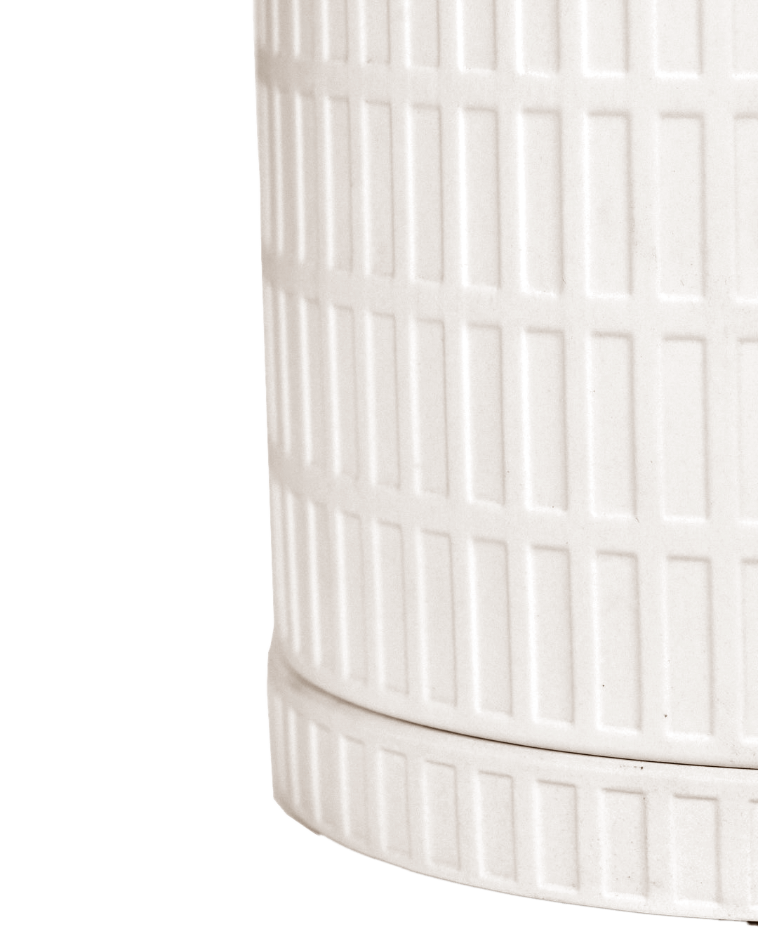 Virago Porcelain Large Indoor Pot With Drainage Hole And Saucer - Chive Ceramics Studio - Pots - Chive US