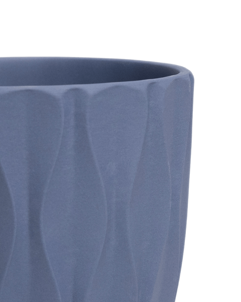 Virago 3.5" Porcelain Pot With Drainage Hole And Saucer - Chive Ceramics Studio - Pots - Chive Ceramics Studio