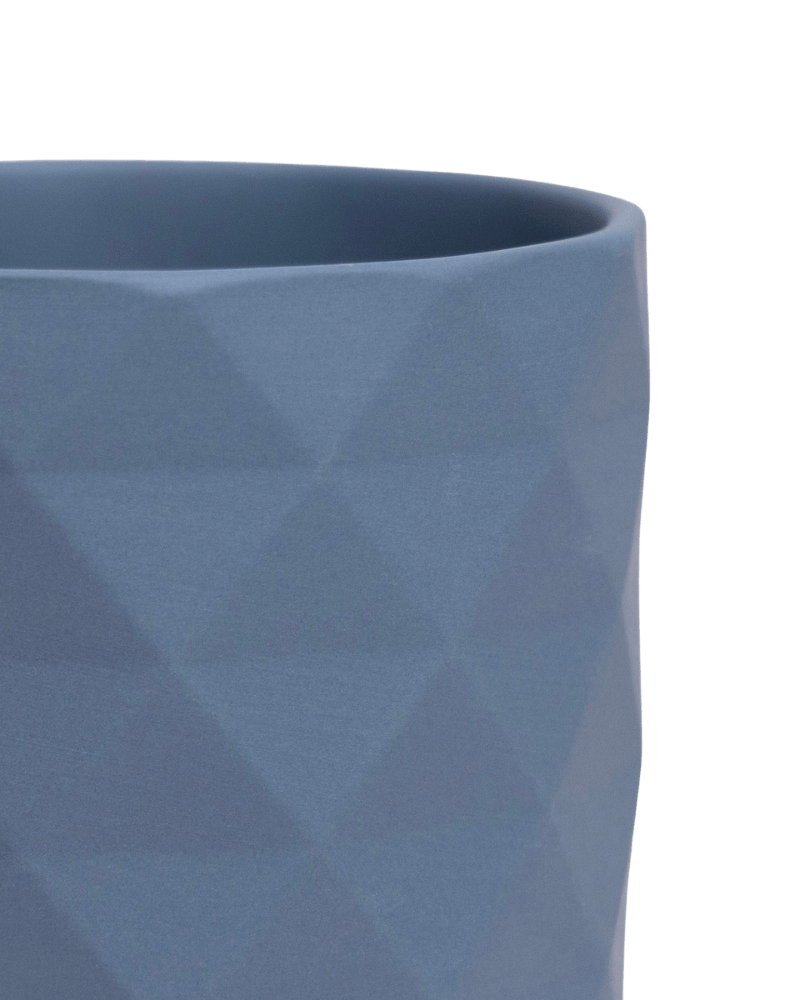 Virago 3.5" Porcelain Pot With Drainage Hole And Saucer - Chive Ceramics Studio - Pots - Chive Ceramics Studio