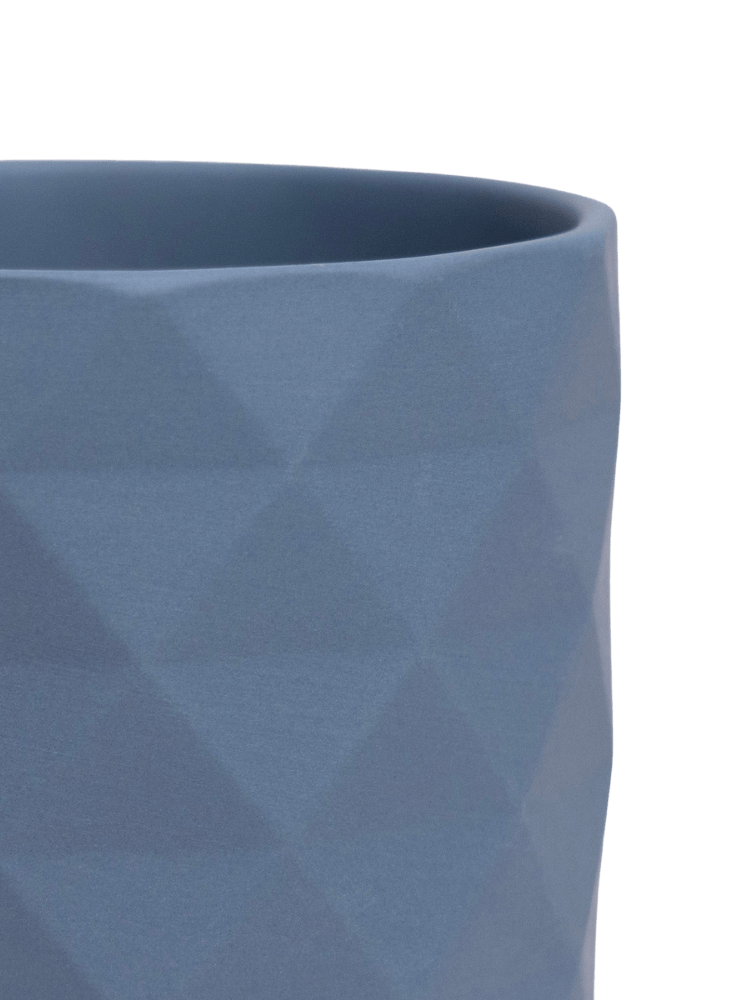 Virago 3.5" Porcelain Pot With Drainage Hole And Saucer - Chive Ceramics Studio - Pots - Chive Ceramics Studio