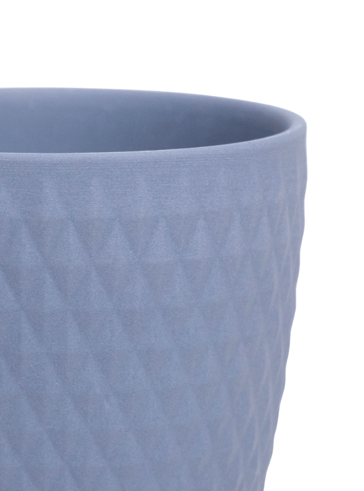 Virago 3.5" Porcelain Pot With Drainage Hole And Saucer - Chive Ceramics Studio - Pots - Chive Ceramics Studio