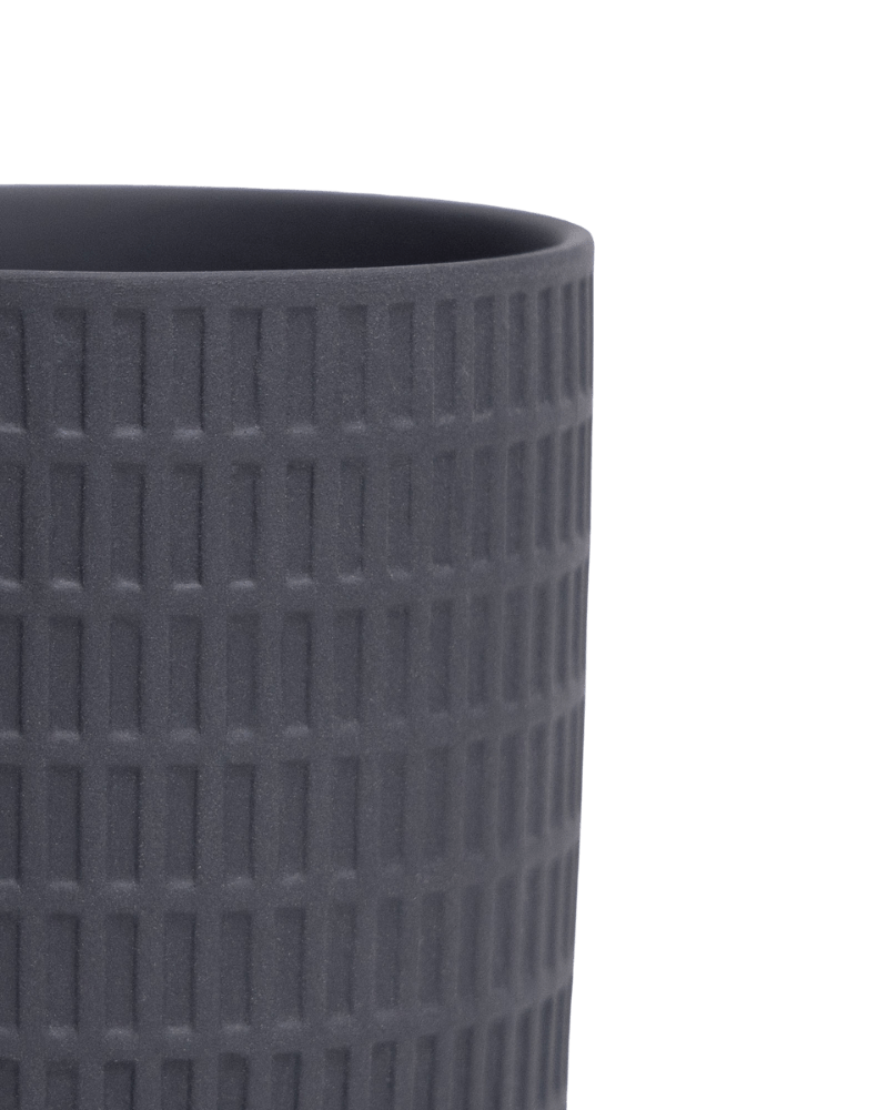 Virago 3.5" Porcelain Pot With Drainage Hole And Saucer - Chive Ceramics Studio - Pots - Chive Ceramics Studio