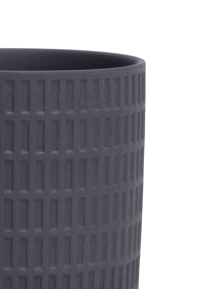 Virago 3.5" Porcelain Pot With Drainage Hole And Saucer - Chive Ceramics Studio - Pots - Chive Ceramics Studio