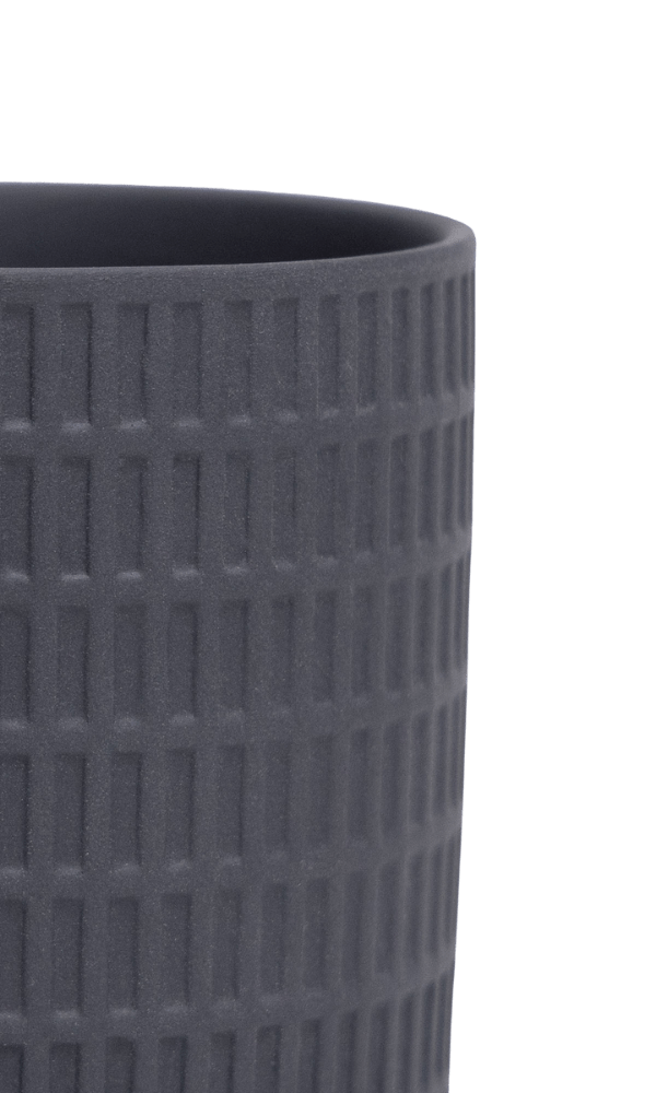 Virago 3.5" Porcelain Pot With Drainage Hole And Saucer - Chive Ceramics Studio - Pots - Chive Ceramics Studio