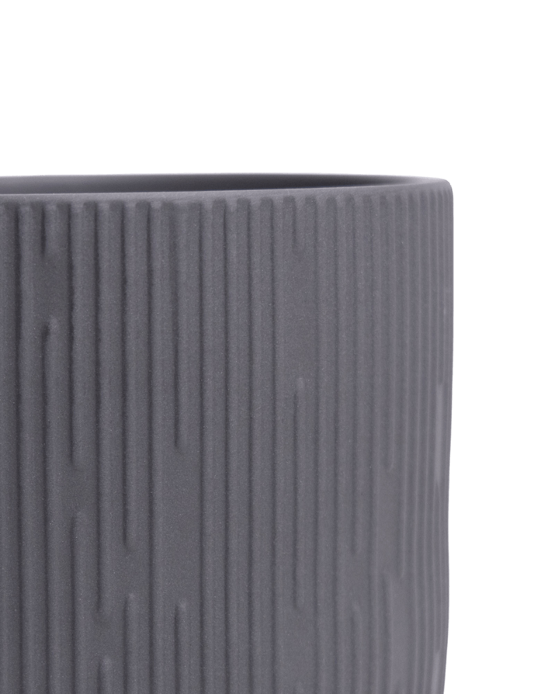 Virago 3.5" Porcelain Pot With Drainage Hole And Saucer - Chive Ceramics Studio - Pots - Chive Ceramics Studio