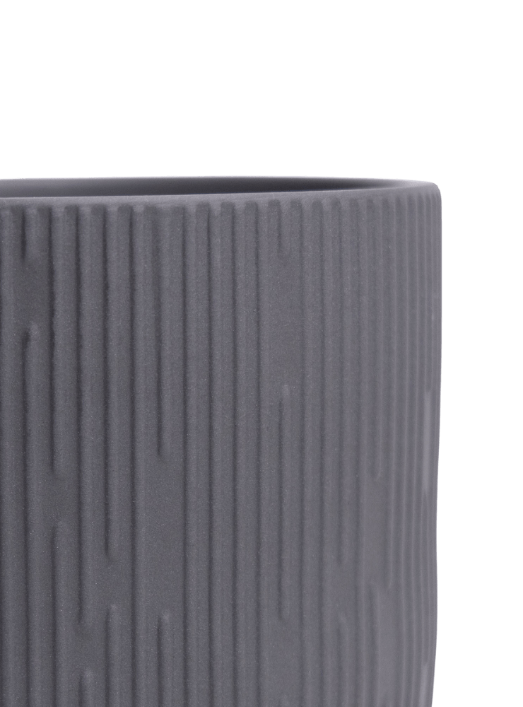 Virago 3.5" Porcelain Pot With Drainage Hole And Saucer - Chive Ceramics Studio - Pots - Chive Ceramics Studio