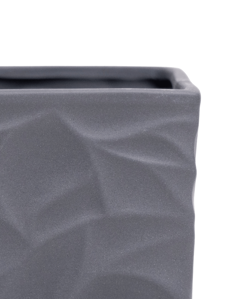 Virago 3.5" Porcelain Pot With Drainage Hole And Saucer - Chive Ceramics Studio - Pots - Chive Ceramics Studio