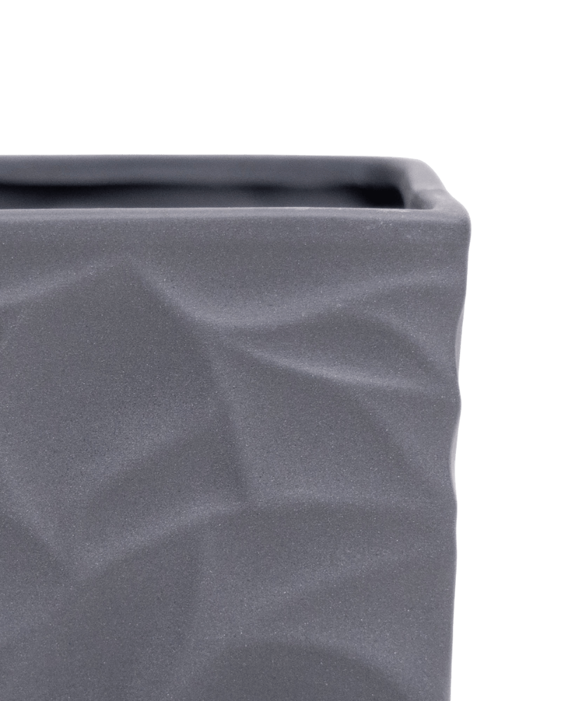 Virago 3.5" Porcelain Pot With Drainage Hole And Saucer - Chive Ceramics Studio - Pots - Chive Ceramics Studio