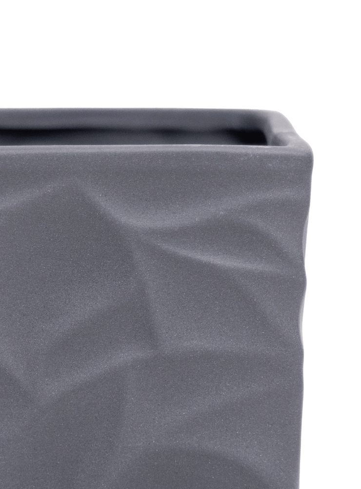 Virago 3.5" Porcelain Pot With Drainage Hole And Saucer - Chive Ceramics Studio - Pots - Chive Ceramics Studio