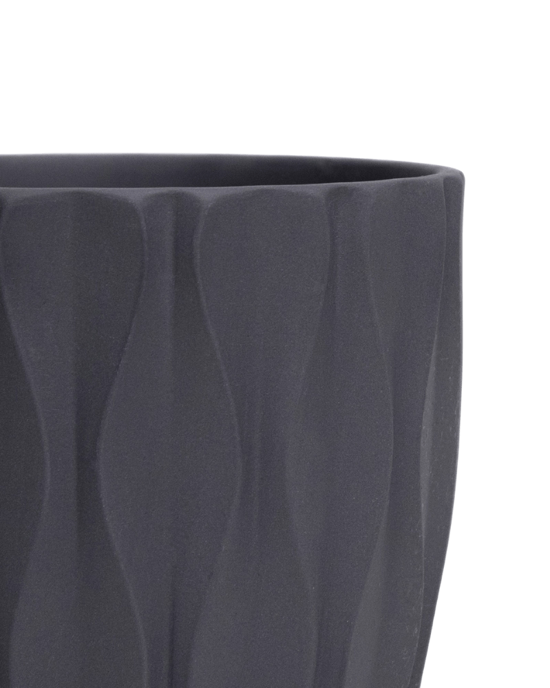 Virago 3.5" Porcelain Pot With Drainage Hole And Saucer - Chive Ceramics Studio - Pots - Chive Ceramics Studio