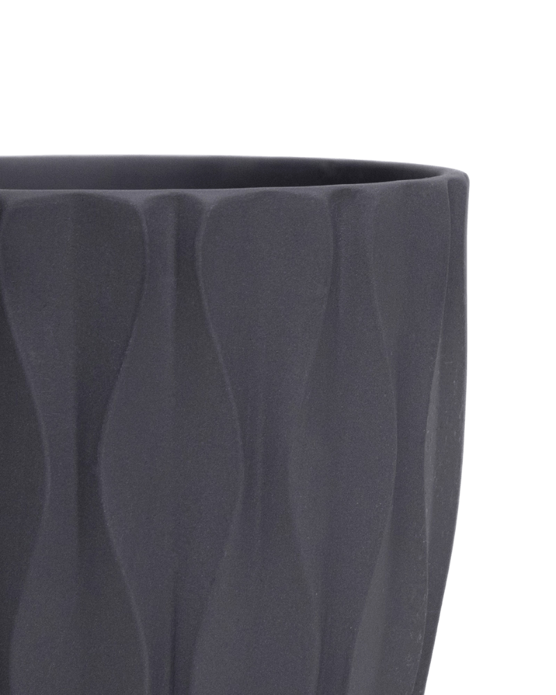 Virago 3.5" Porcelain Pot With Drainage Hole And Saucer - Chive Ceramics Studio - Pots - Chive Ceramics Studio