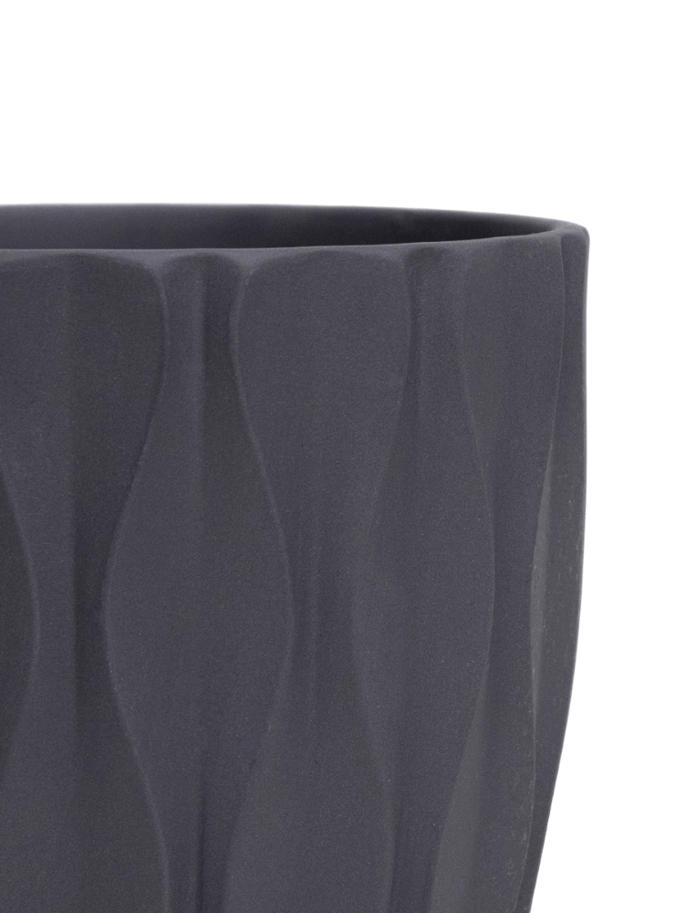 Virago 3.5" Porcelain Pot With Drainage Hole And Saucer - Chive Ceramics Studio - Pots - Chive Ceramics Studio