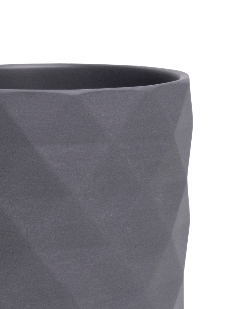 Virago 3.5" Porcelain Pot With Drainage Hole And Saucer - Chive Ceramics Studio - Pots - Chive Ceramics Studio