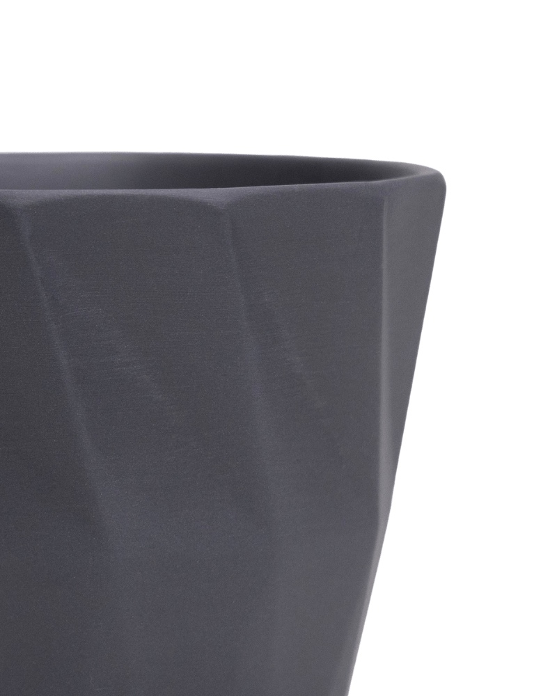 Virago 3.5" Porcelain Pot With Drainage Hole And Saucer - Chive Ceramics Studio - Pots - Chive Ceramics Studio