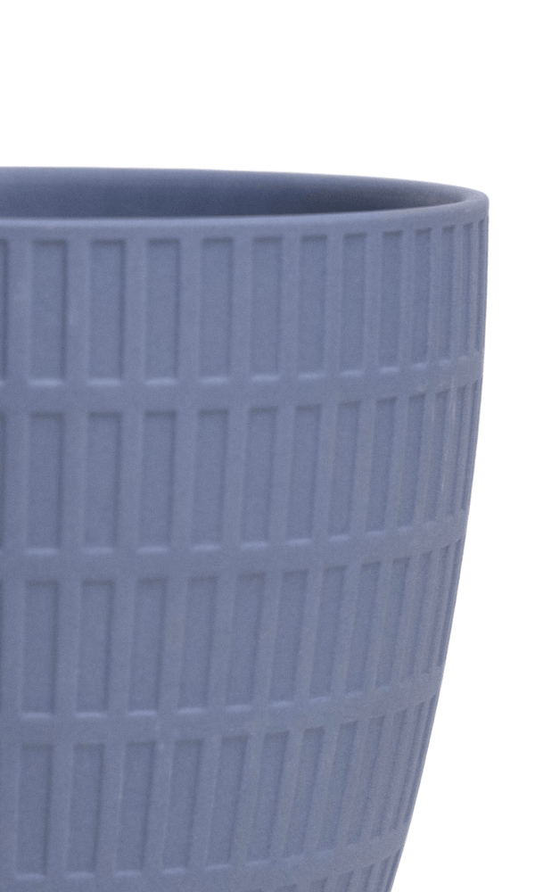 Virago Porcelain Large Indoor Pot With Drainage Hole And Saucer - Chive Ceramics Studio - Pots - Chive US